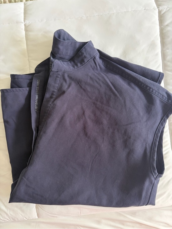 Figs Other - Figs Women's Quiet Navy Rafaela Oversized Scrub Top